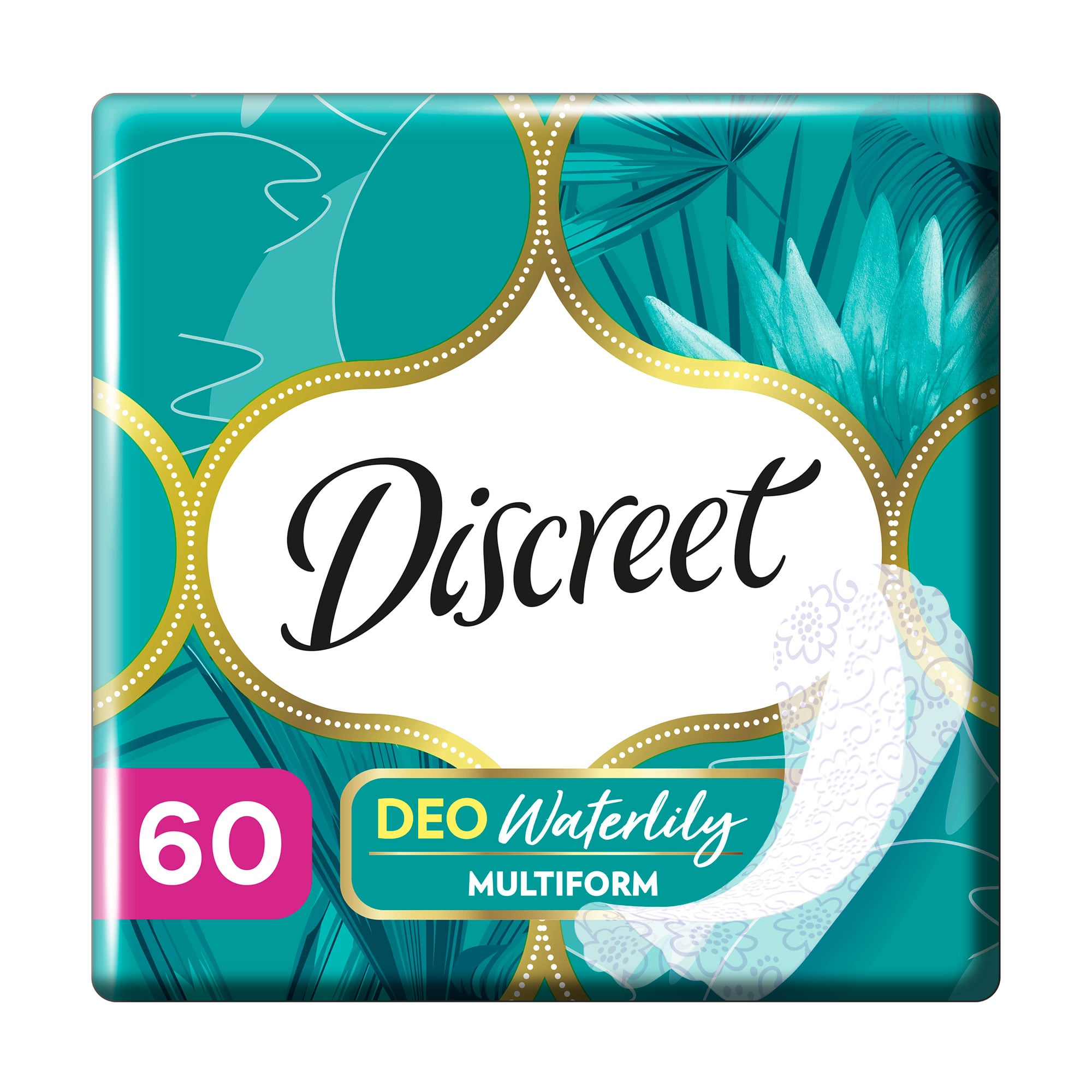 Щоденні прокладки Discreet Deo Waterlily Multiform, 60 шт